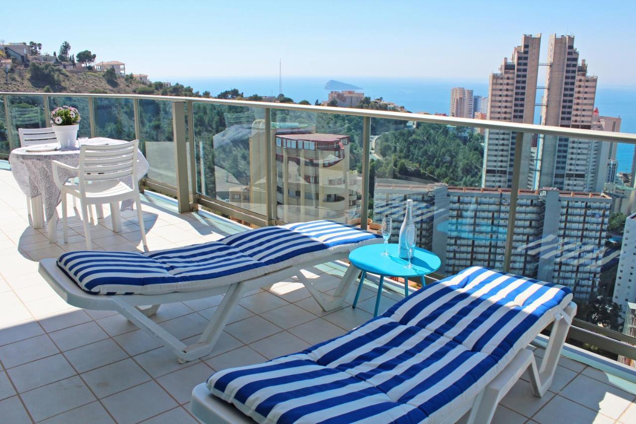 Skyline 20 Apartamento De Lujo Con Terraza Privada Y Vistas Al Mar 貝尼多姆 外观 照片