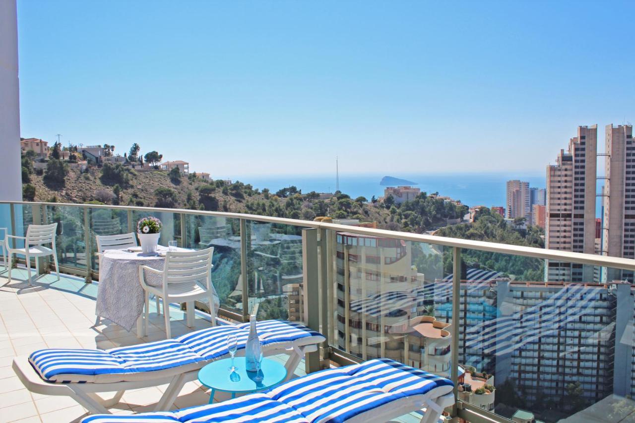 Skyline 20 Apartamento De Lujo Con Terraza Privada Y Vistas Al Mar 貝尼多姆 外观 照片