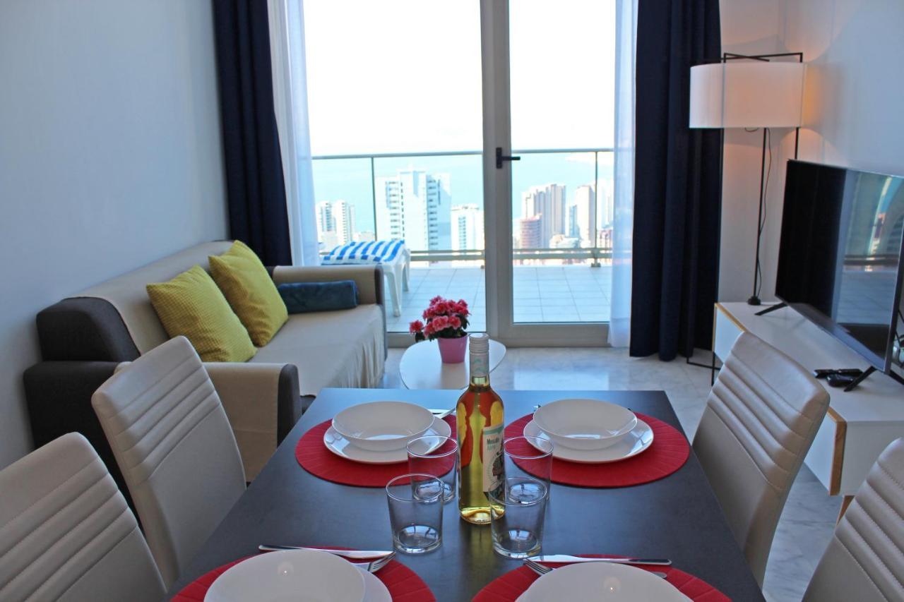 Skyline 20 Apartamento De Lujo Con Terraza Privada Y Vistas Al Mar 貝尼多姆 外观 照片